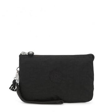 Kipling Creativity Extra Large Klassieke Wristlet Handbag Zwart | BE 1258FD